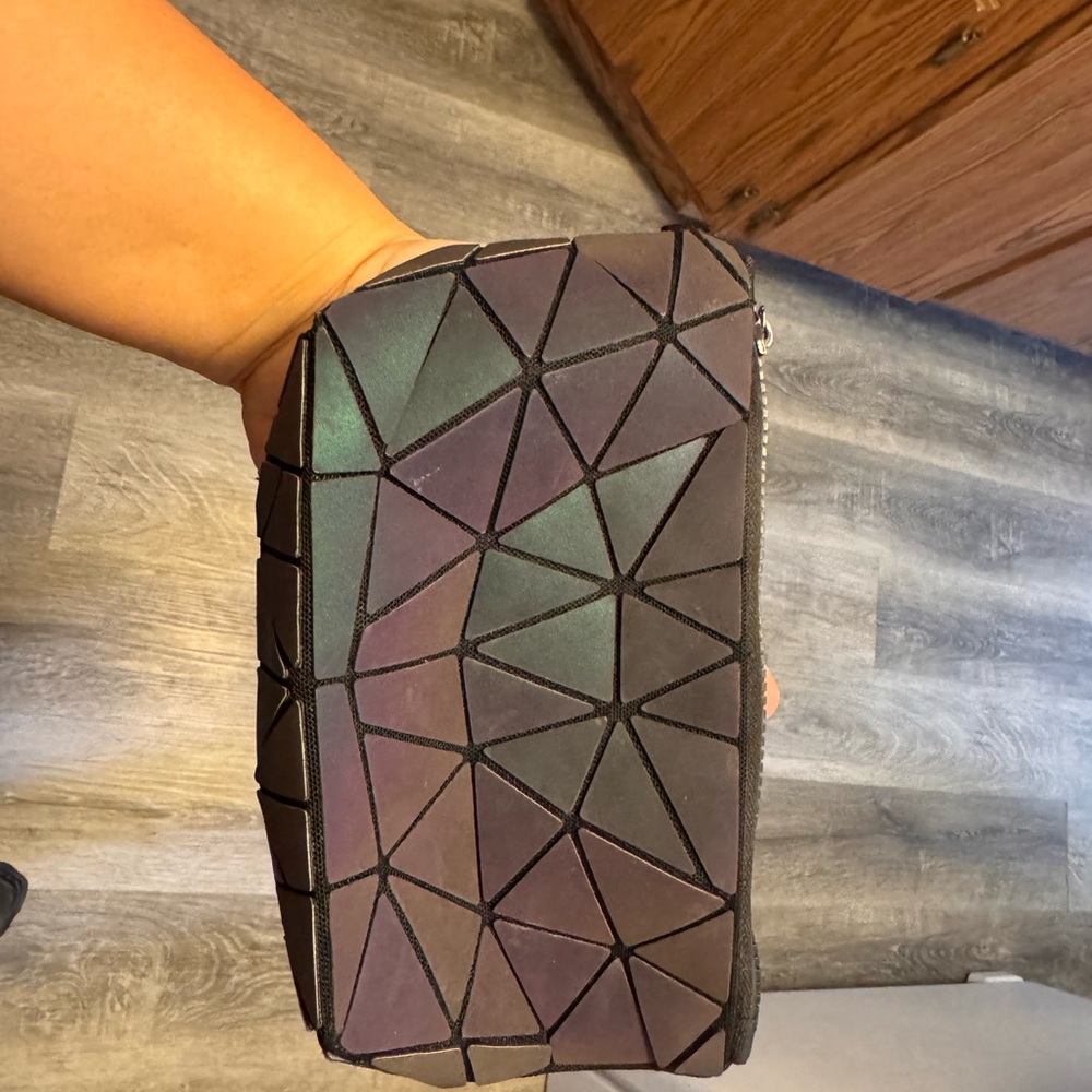 Geometric Patterned Purse, Wallet, Small Pouch Set - image 5